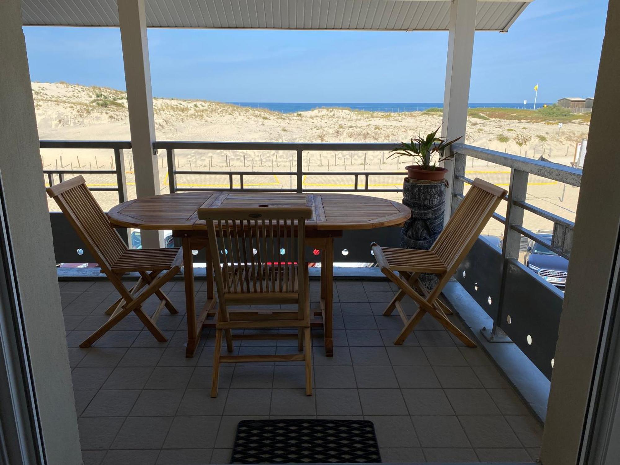 Oceanis Face Ocean Daire Biscarrosse-Plage Dış mekan fotoğraf